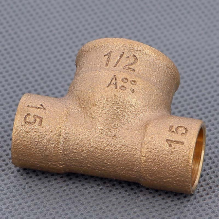 Тройник-пайка с внутренней резьбой  15х1/2"х15 (модель 94130G )